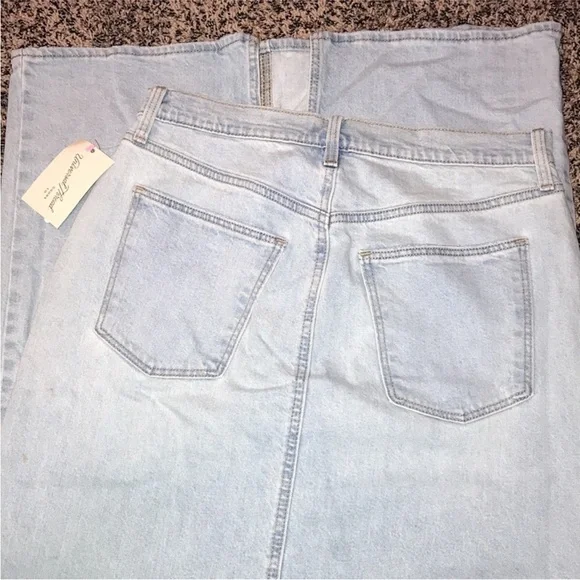 Universal Thread High Rise High Slit Soft Denim Maxi Skirt Size 6 | NWOT! - Picture 7 of 9